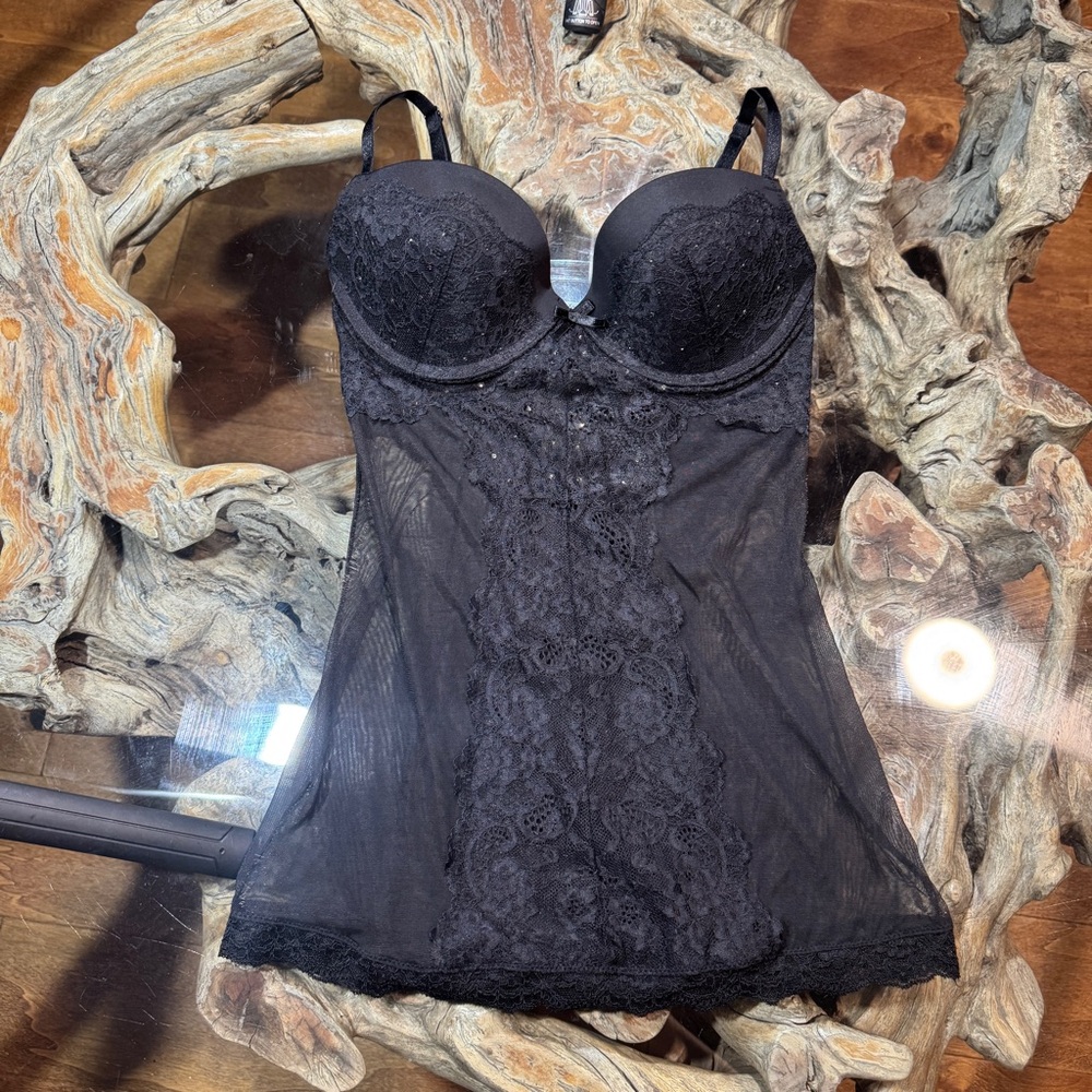 Push-up Sexy Mesh Lingerie Corset Bra Top